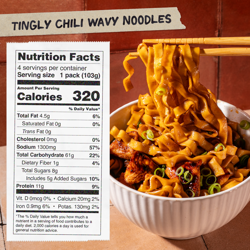 Tingly Chili Noodles | 24 Packs